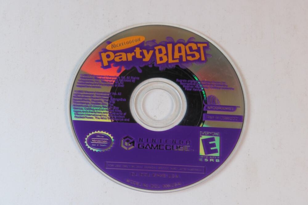 Nickelodeon Party Blast (Nintendo GameCube, 2002) Game Disc Only, Tested/Works